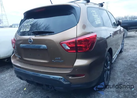 2017 Nissan Pathfinder Platinum from USA, damaged, VIN 5N1DR2MM3HC612540